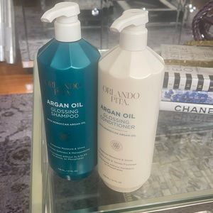Argan Oil glossing shampoo and conditioner